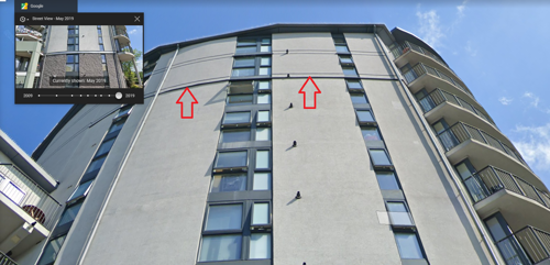 2019 cladding removed